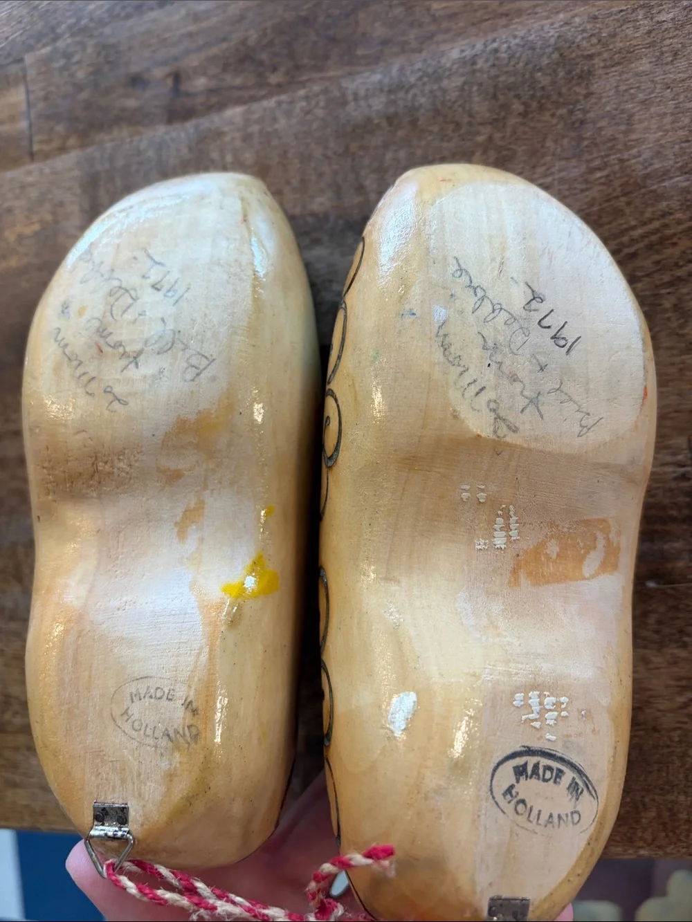 Wooden Shoes Made in Holland Decor